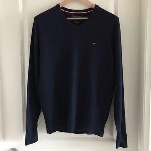 Tommy Hilfiger Pima Cotton Cashmere V-neck Sweater